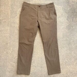 Kuhl Pants Mens 36x32 Brown Chino Tapered Leg Casual Outdoor Hiking Travel